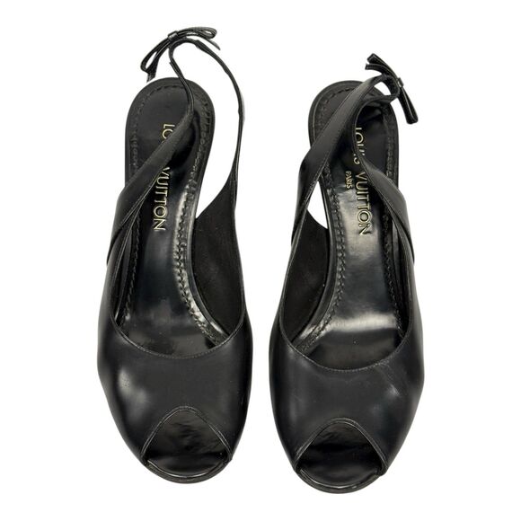 Louis Vuitton Women's Shoes Size EU 38 US 7.5 Heels 3.6" Original Box & Dust Bag - Picture 3 of 16